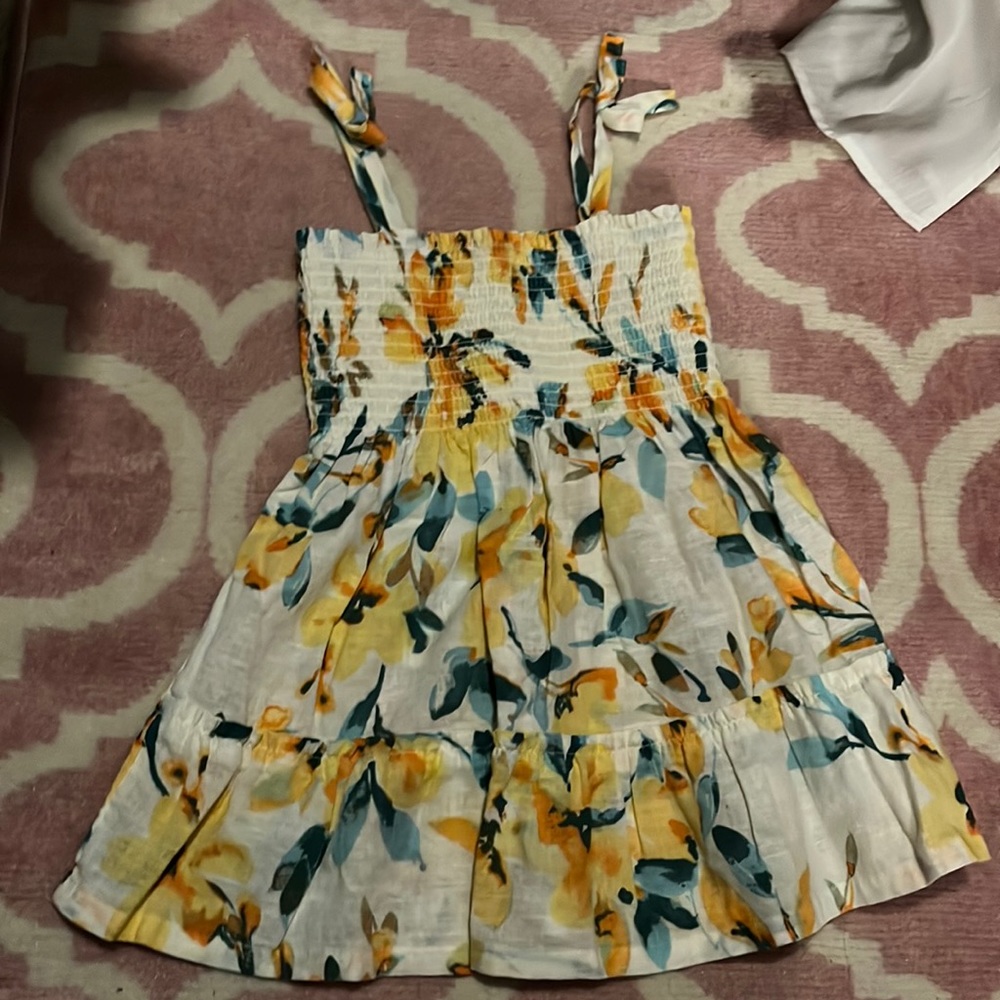 Toddler girl smocked dress B14